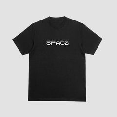 Space oversized Black T-Shirt