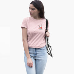 Pawsy Peach T-shirt