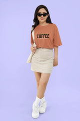Coral Caffeine T-shirt