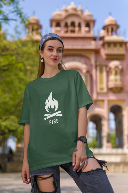 Green Blaze Oversize T-shirt