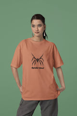 Coral Web Oversize T-shirt