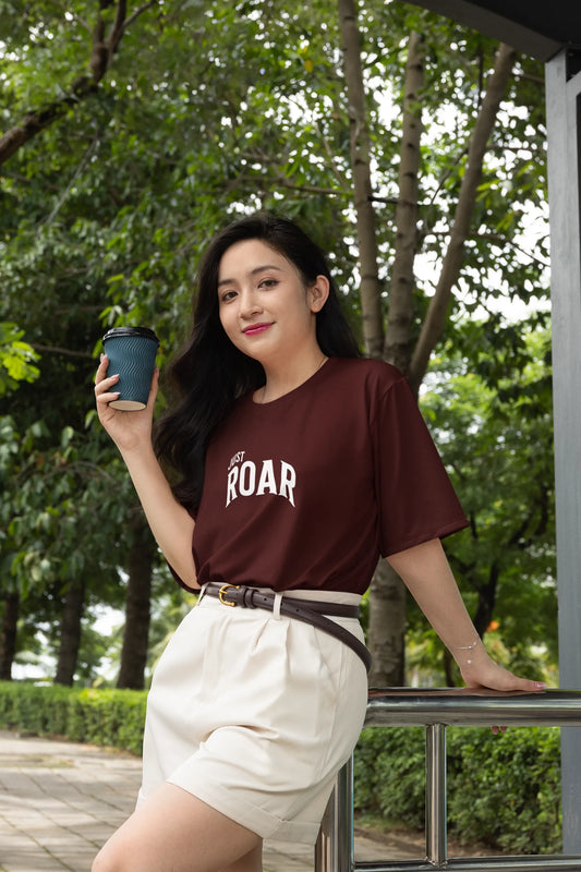 Maroon Roar Oversize T-shirt
