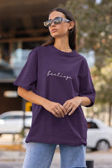 Purple Mood Oversize T-shirt