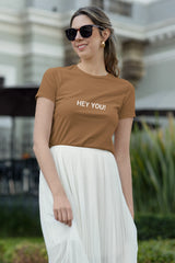 Khaki Hey T-shirt