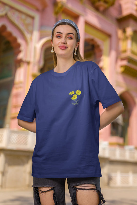 Royal Bloom Oversize T-shirt