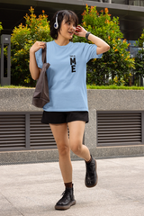 Blue Authentic Oversize T-shirt