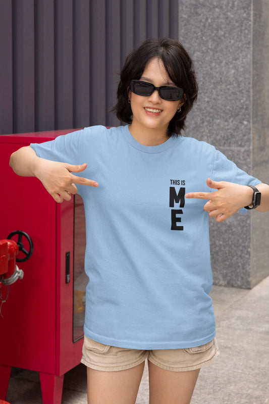 Blue Authentic Oversize T-shirt