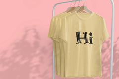 Beige Hello T-shirt