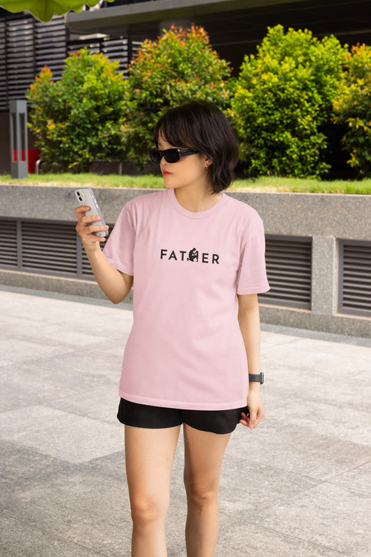 Pink Dadlove Oversize T-shirt