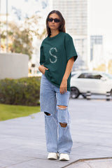 Petrol Karma Oversize T-shirt