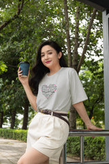 Grey Pulse Oversize T-shirt