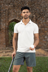 White Classic Polo T-shirt