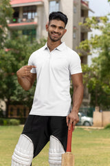 White Classic Polo T-shirt