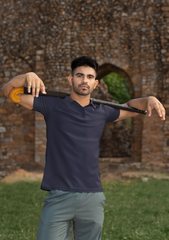 Navy Captain Polo T-shirt