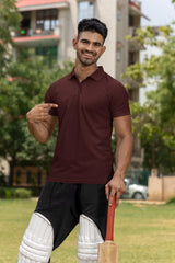 Maroon Elite Polo T-shirt
