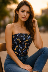 Shadow Rose Tube Top