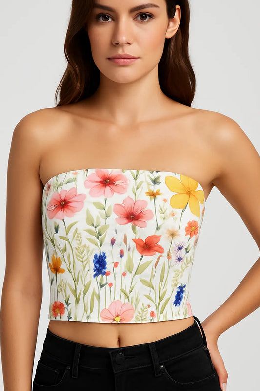 Alabaster Lily Tube Top