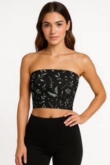 Coal Cosmos Tube Top