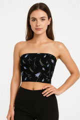Sable Sunflower Tube Top