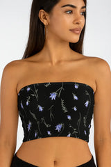 Sable Sunflower Tube Top