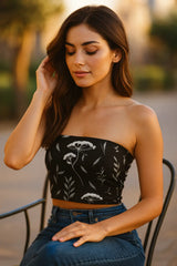 Graphite Gardenia Tube Top