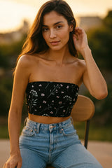 Jet Jasmine Tube Top