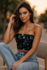 Onyx Orchid Tube Top