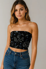 Onyx Orchid Tube Top