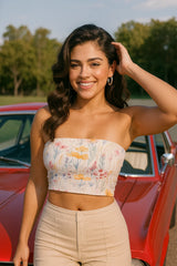 Pearl Primrose Tube Top