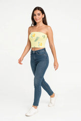 Sunshine Marigold Tube Top