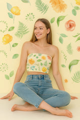 Daffodil Glow Tube Top