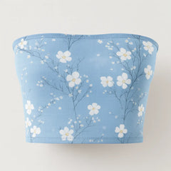 Sapphire Snapdragon Tube Top