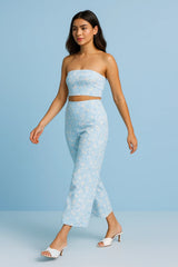 Azure Allium Tube Top