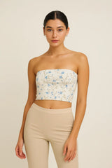 Pearl Petunia Tube Top