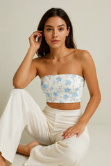 Diamond Daisy Tube Top