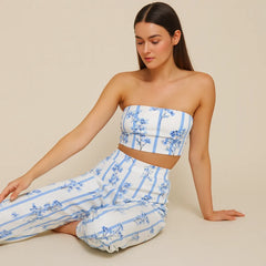Glacier Gardenia Tube Top