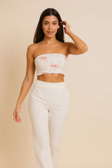 Blush Bouquet Tube Top