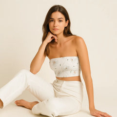Gossamer Gardenia Tube Top