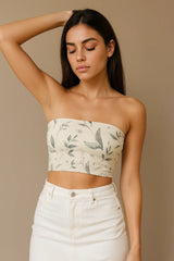 Alabaster Anemone Tube Top
