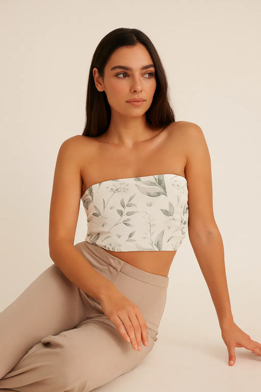 Alabaster Anemone Tube Top