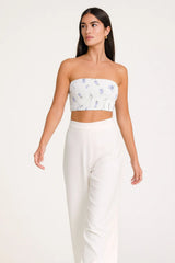 Misty Magnolia Tube Top