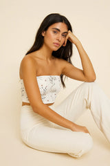 Vanilla Violet Tube Top