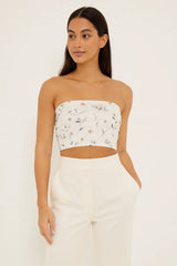 Vanilla Violet Tube Top