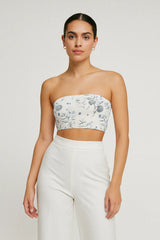 Pearl Poppy Tube Top