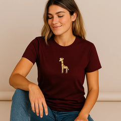 Burgundy Stitch Tshirt