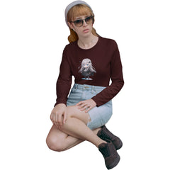 Maroon Anime T-shirt