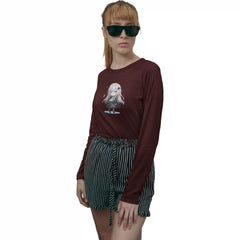 Maroon Anime T-shirt