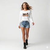 white Purr T-shirt