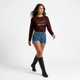 maroon Heiress T-shirt