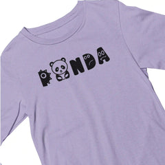 Lilac Panda T-shirt